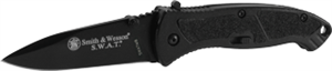 Smith &amp; Wesson SWATMB 4.3&#34; MAGIC Assist Knife, Black