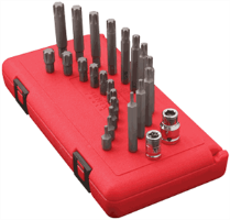 Sunex 9724 24 Pc. Ribe Bit Socket Set