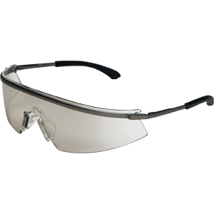 MCR Safety T3119AF Triwear&reg; Eyewear,Platinum Frame,I/O Clear Mirror AF