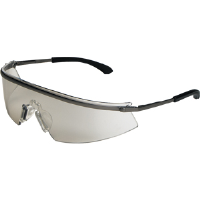 MCR Safety T3119AF Triwear® Eyewear,Platinum Frame,I/O Clear Mirror AF