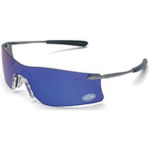 MCR Safety T411G Rubicon&#153; Safety Glasses,Emerald Mirror
