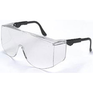 MCR Safety TC110XL Tacoma&reg; XL Safety Glasses,Black Adjustable,Clear