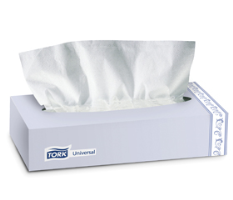 SCA TF6710A Tork Universal Facial Tissue Flat Box, 30/Cs.