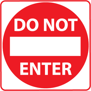 National Marker Tm132j Do Not Enter Traffic Sign American Parts Equipment Supply Order Online