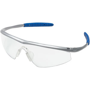 MCR Safety TM140 Tremor&reg; Protective Glasses,Steel Frame,Clear