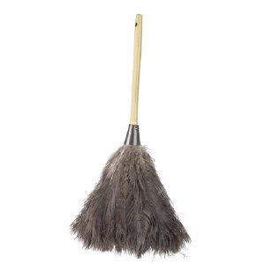 Unisan 28BK Premium Ostrich Feather Duster, 28 Inch Black