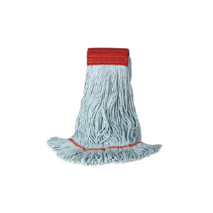 Unisan 402BL Premium Blended Yarn Mop Heads, Medium Blue Unisan 402BL Premium Blended Yarn Mop Heads, Medium Blue