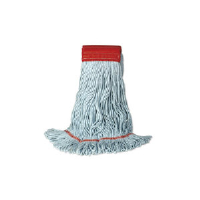 Unisan 402BL Premium Blended Yarn Mop Heads, Medium Blue