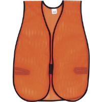 MCR Safety V201 Poly Mesh Orange Safety Vest