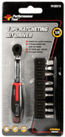 Performance Tool W38915 10 Pc. Ratcheting Bit Driver Set