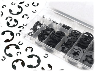 Performance Tool W5208 300 Pc. E-Clip Assortment