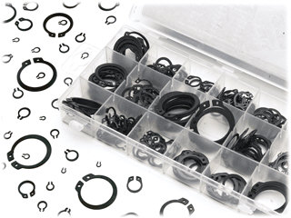 Performance Tool W5212 300 Pc. External Snap Ring Assortment