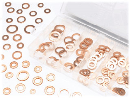 Performance Tool W5217 110 Pc. Copper Washer Assortment