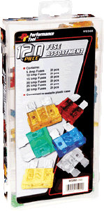 Performance Tool W5368 120 Pc. Fuse Assortment