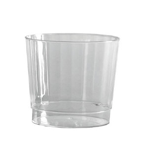 WNA Inc. CCR9240 Classic Crystal&#8482; Fluted Rock Tumblers, Squat, 9.5 Ounce