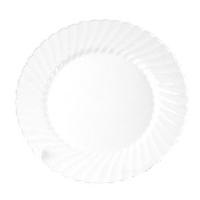 WNA Inc. CW6180W Classicware® Plastic Plates, White, 6 Inch