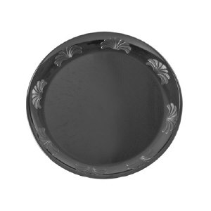 WNA Inc. DWP75180BK Designerware&#8482; Plastic Plates, Black, 7.5 Inch