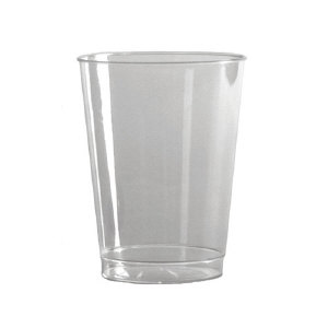 WNA Inc. T9S Comet&#8482; Smooth Wall Clear Plastic Squat Tumblers, 9 Ounce
