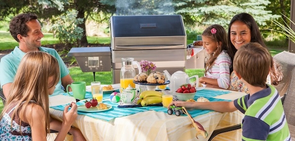 Enjoy time with Family - Let your WiFi Enabled Memphis Pro Built-In Grill Smoke, Bake, and Grill your food to BBQ Perfection!